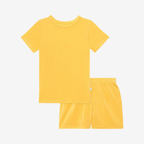 Banana Cream Short Sleeve Short Pajamas