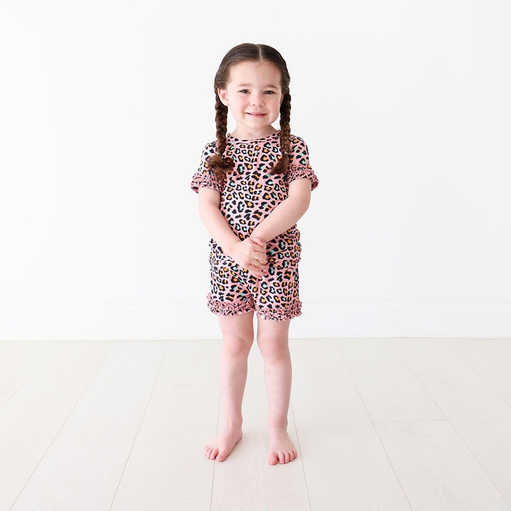 Roxy Ruffled Short Sleeve Ruffled Short Pajamas
