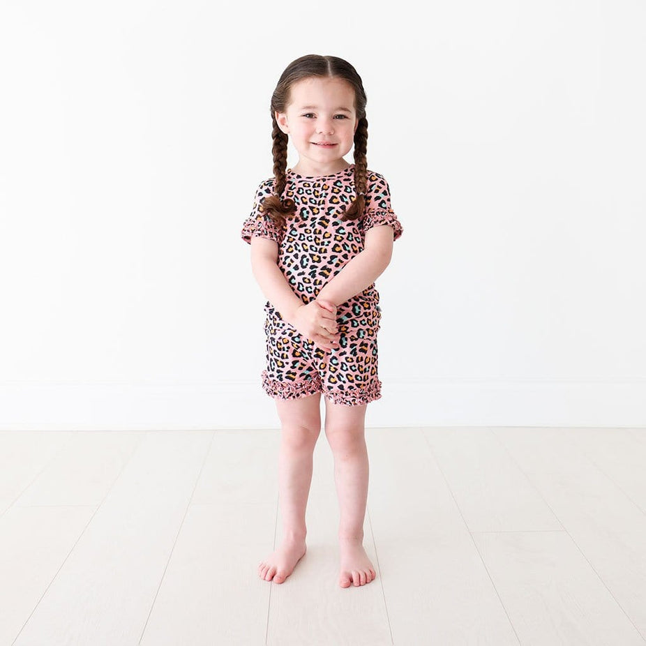Roxy Ruffled Short Sleeve Ruffled Short Pajamas