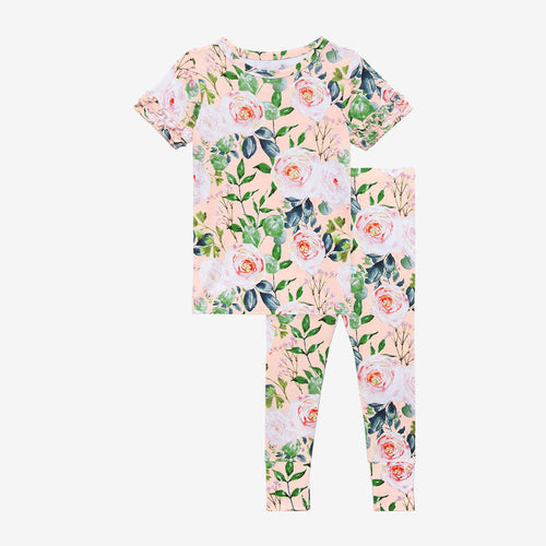 Harper Ruffled Short Sleeve Pajamas