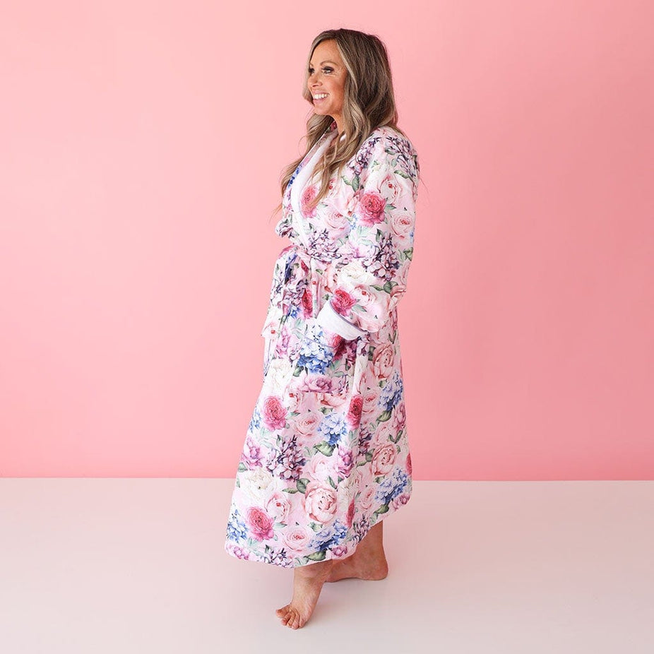 Georgette Adult Long Sleeve Plush Robe