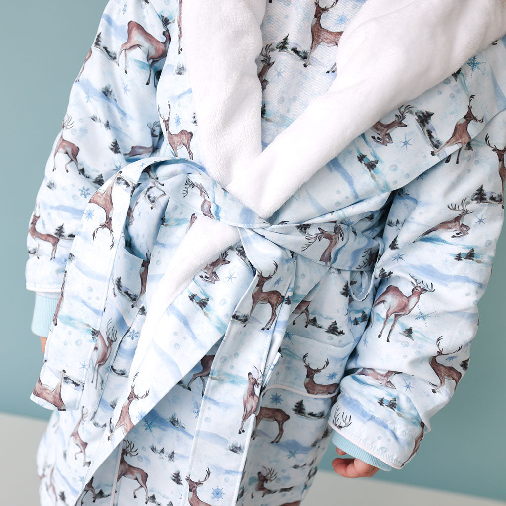 Vermont Kids' Long Sleeve Plush Robe