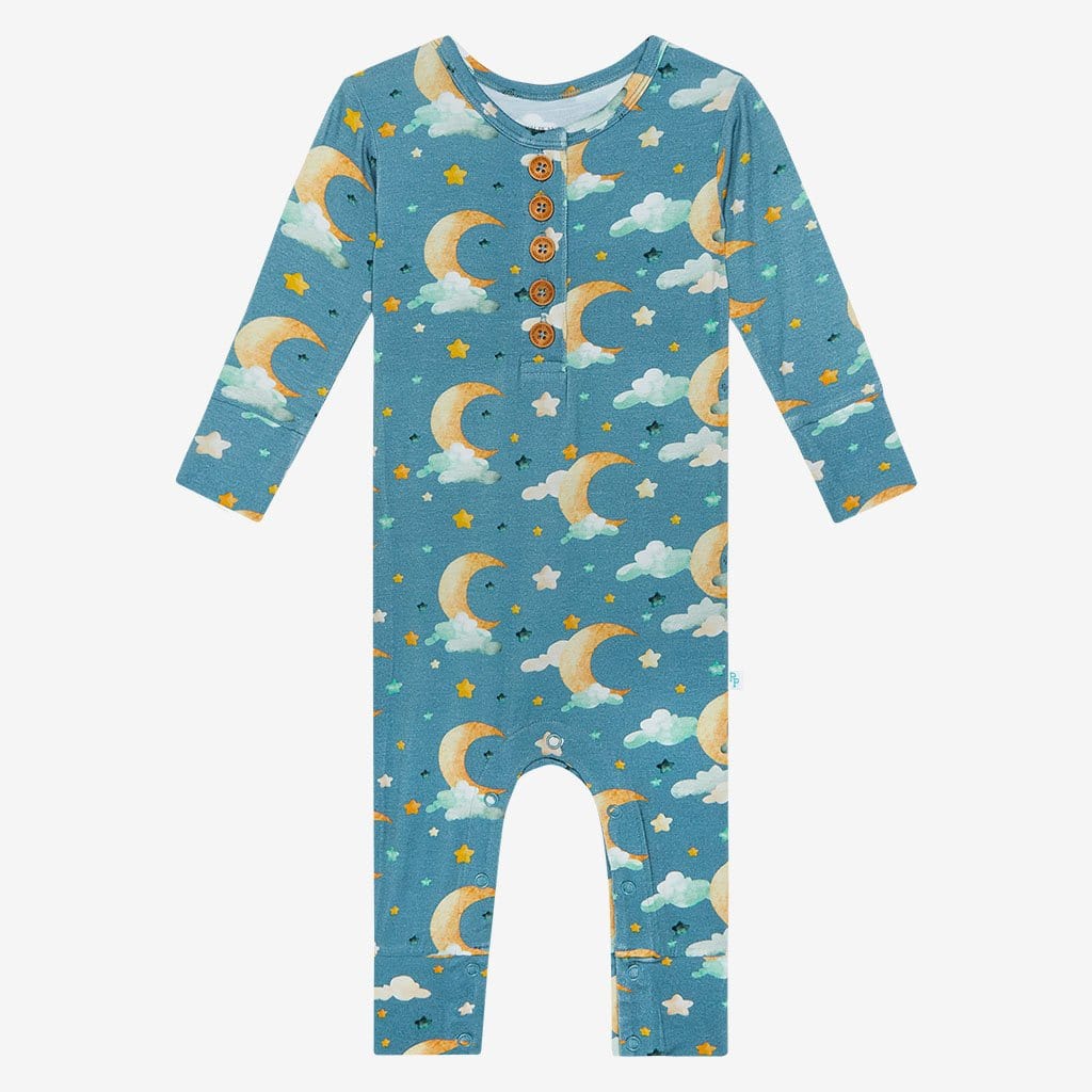 Artemis Long Sleeve Henley Romper