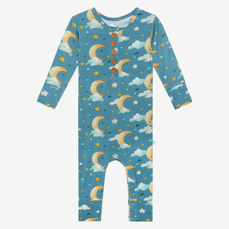 Artemis Long Sleeve Henley Romper