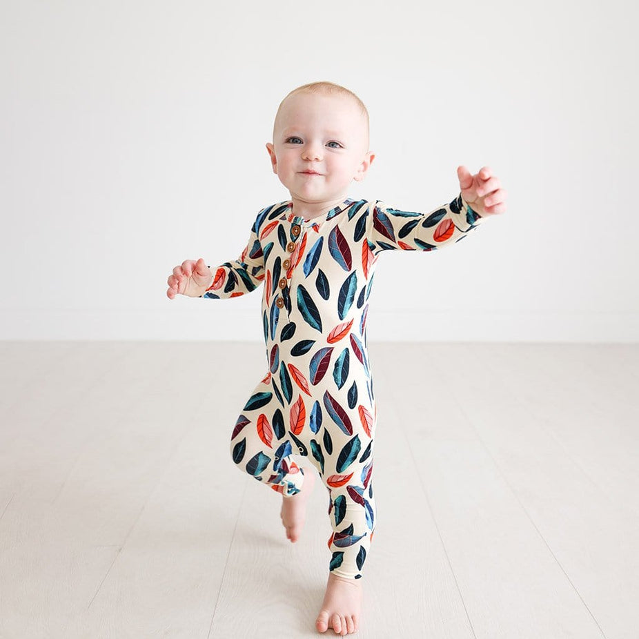 Casper Long Sleeve Henley Romper