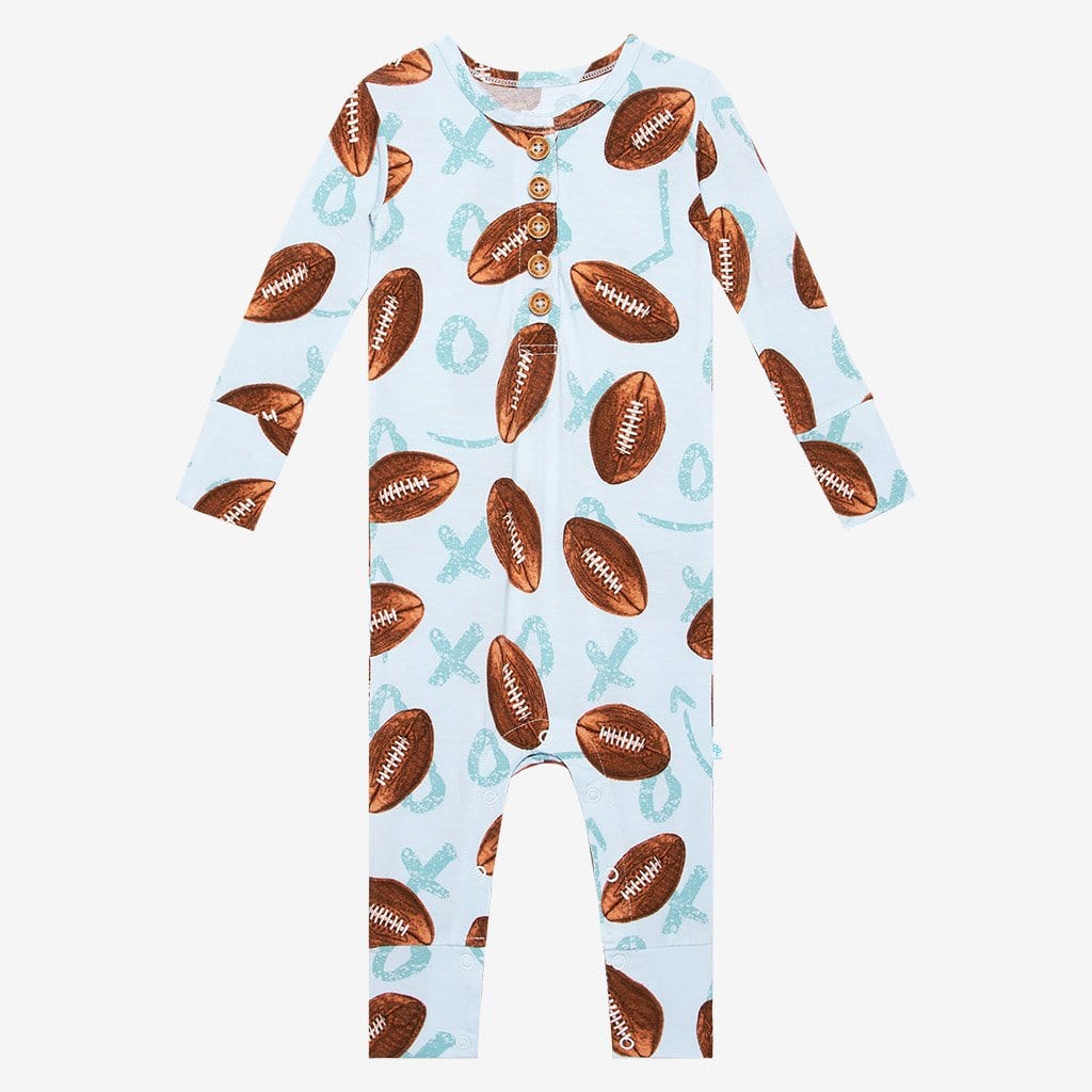Field Day Long Sleeve Henley Romper
