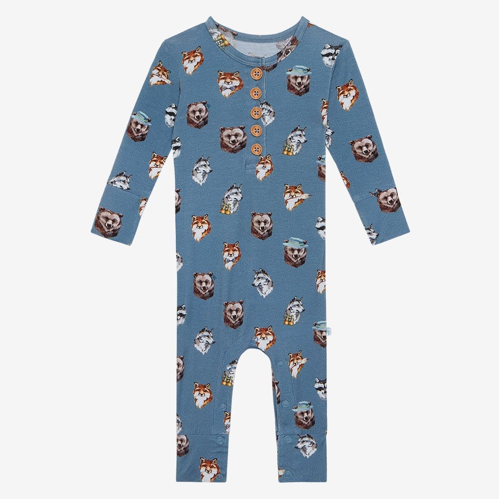 Scout Long Sleeve Henley Romper
