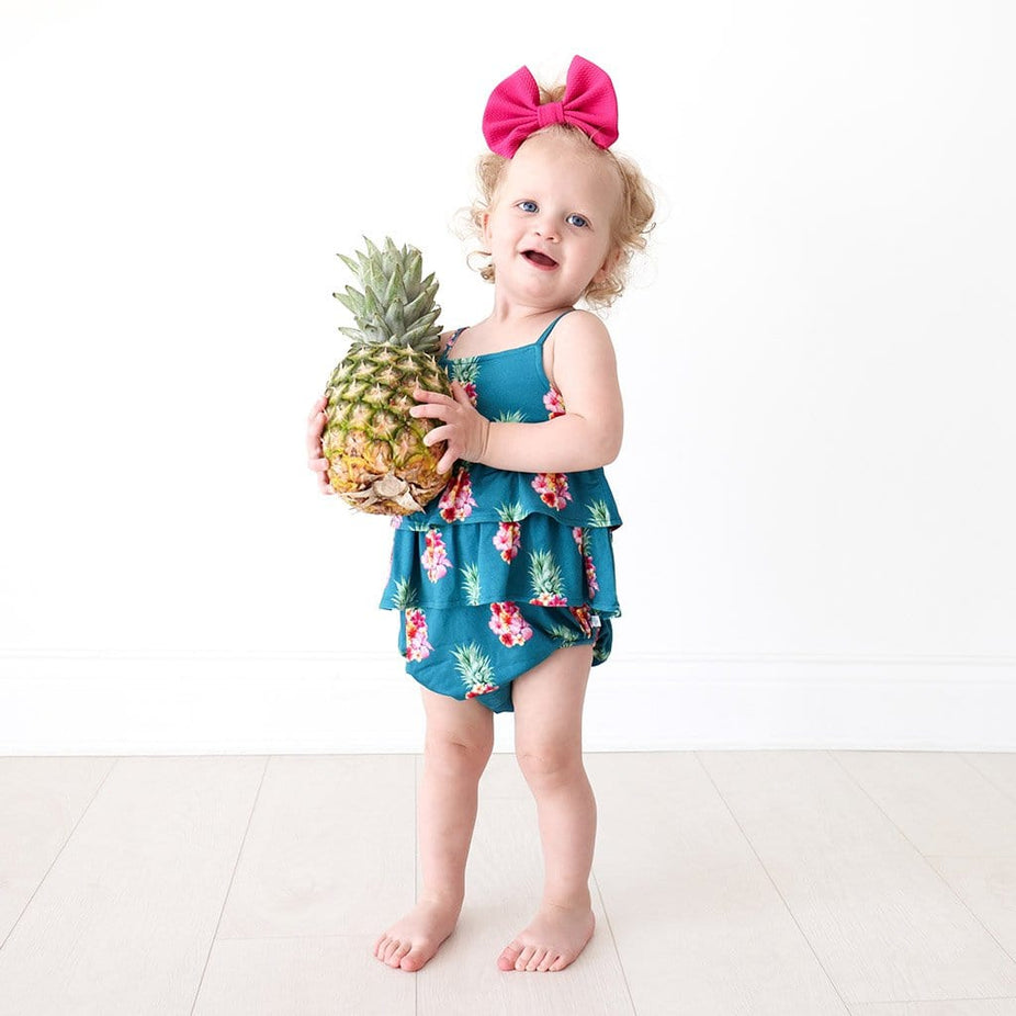 Ananans Ruffled Bubble Romper