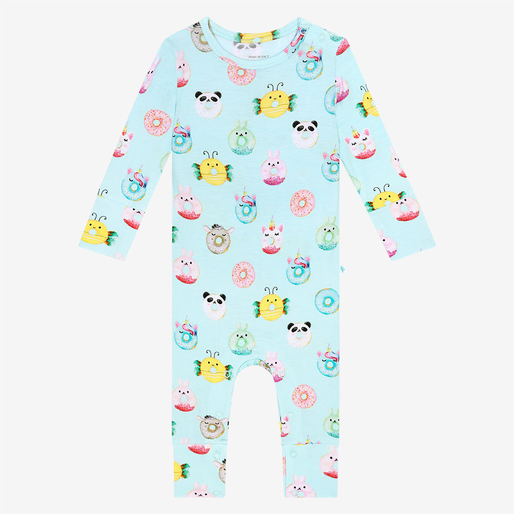 Donuts Long Sleeve Romper