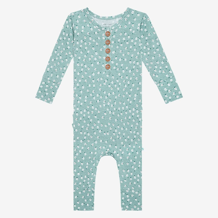 Margarite Floral Baby Girl Ruffled Romper