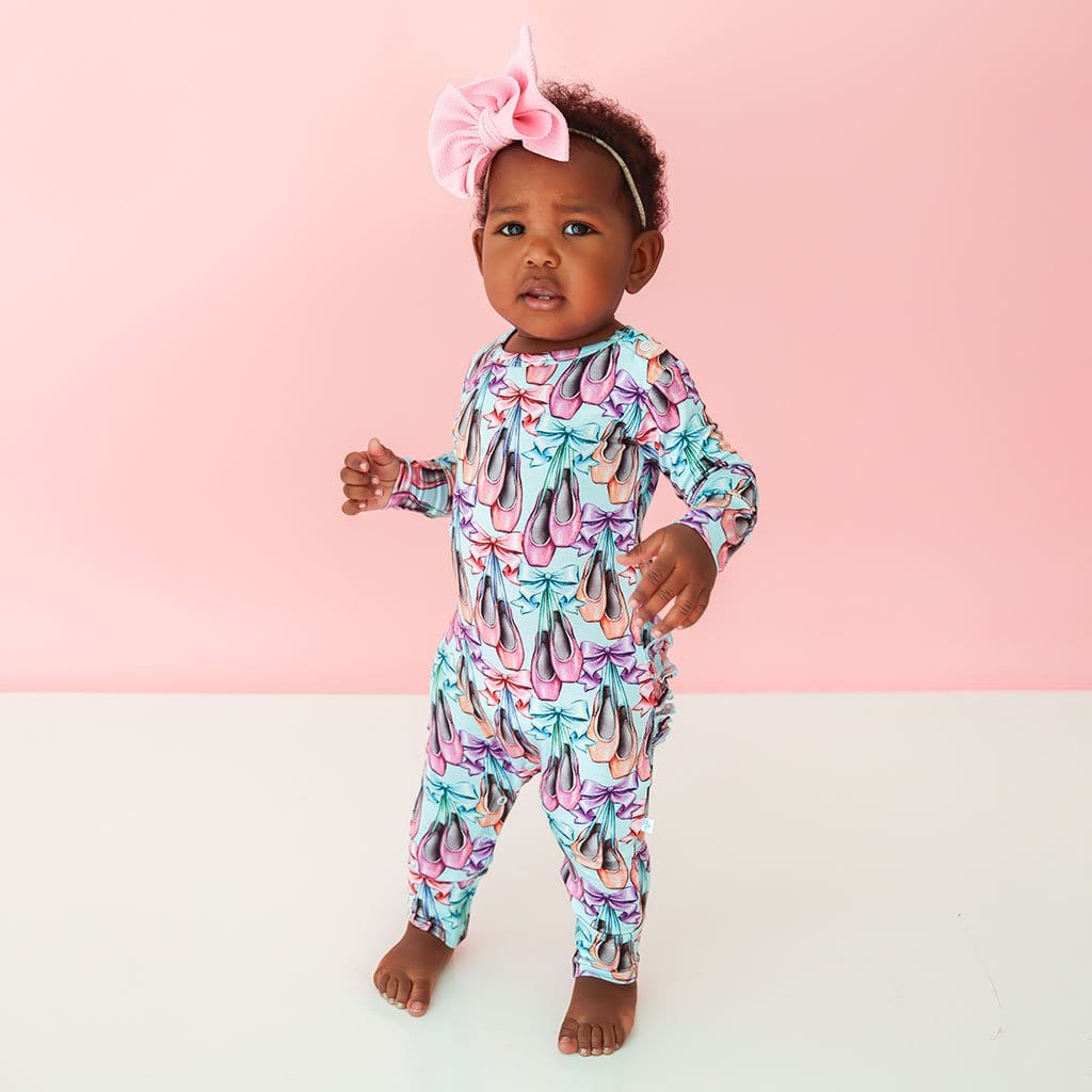 Irina Long Sleeve Ruffled Romper
