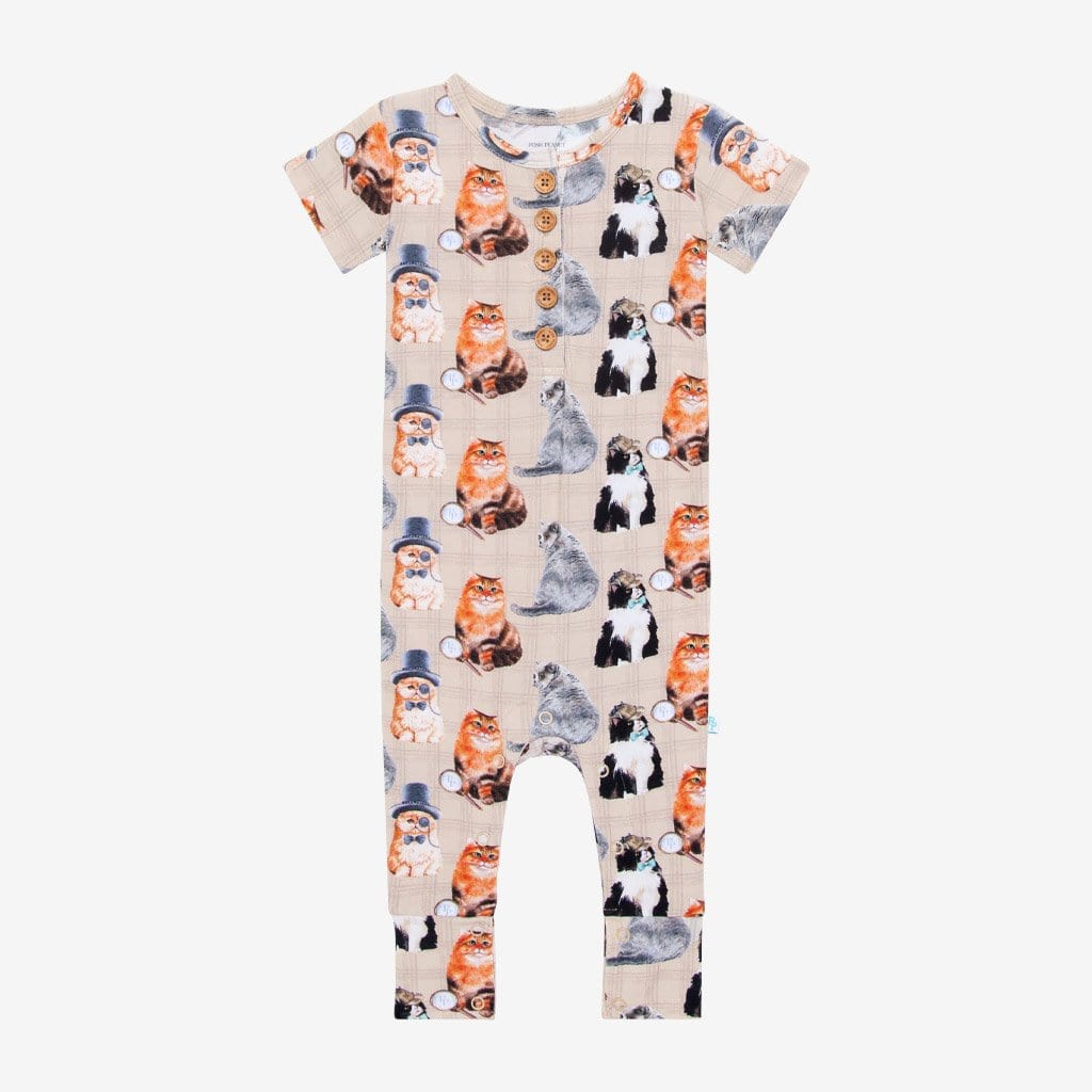 Collyns Short Sleeve Henley Romper