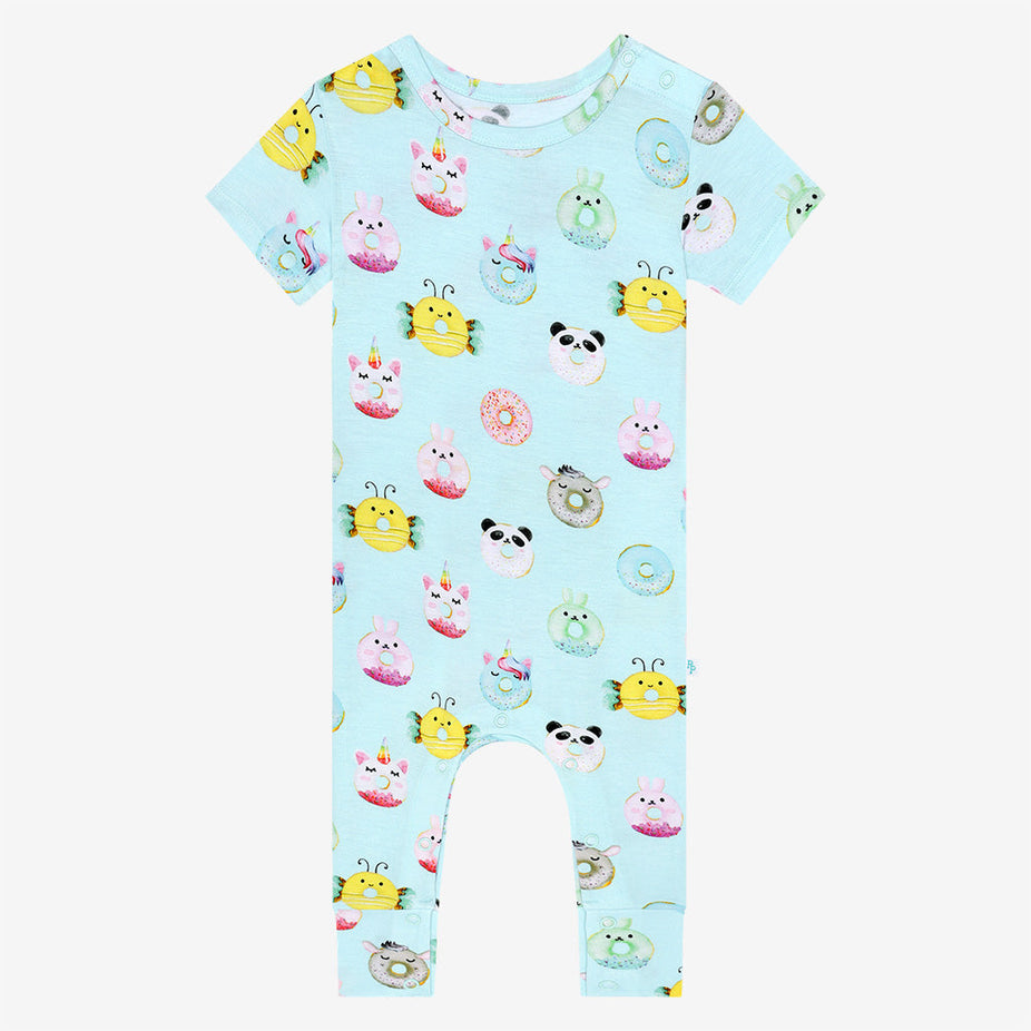 Donuts Short Sleeve Romper