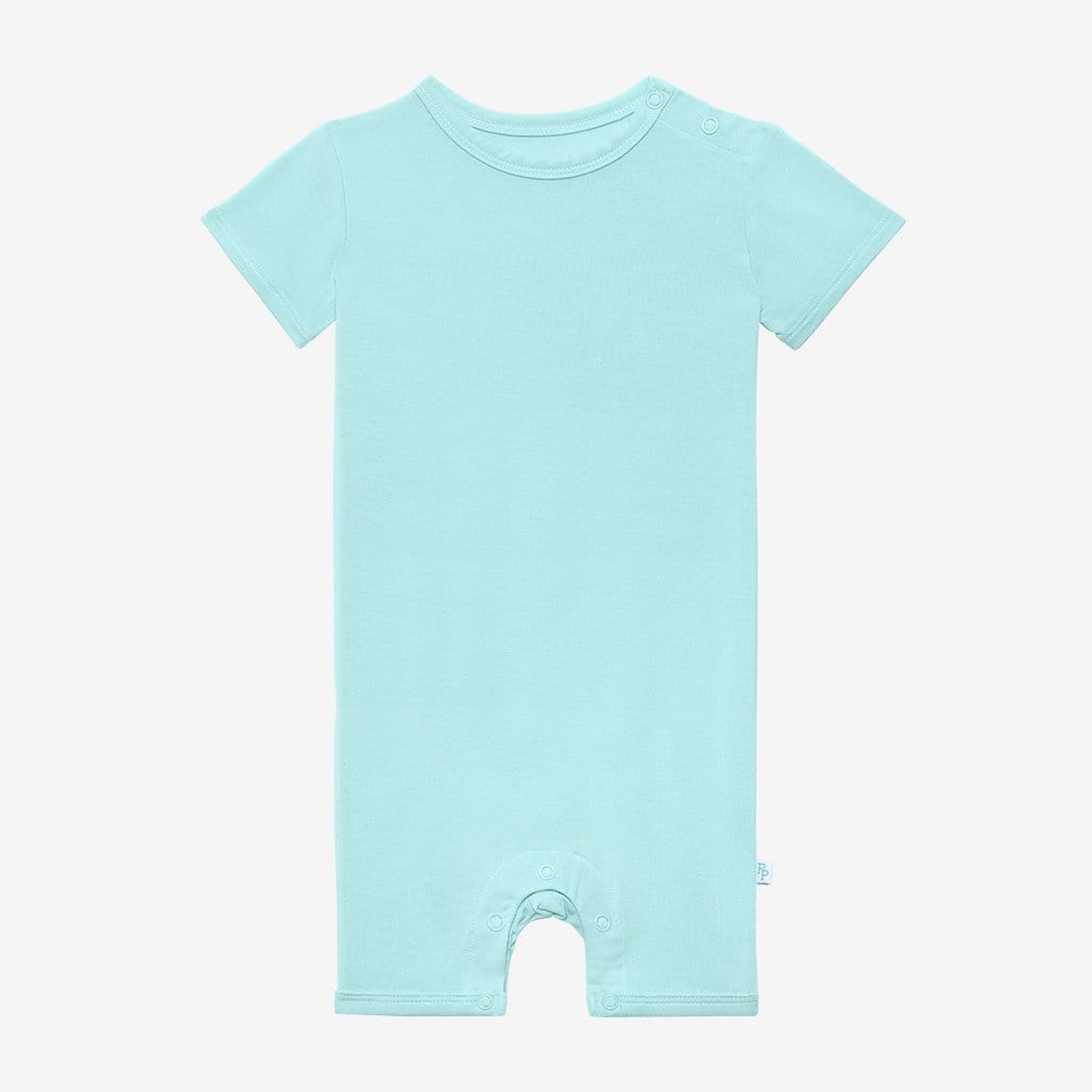 Robins Egg Short Sleeve Short Romper