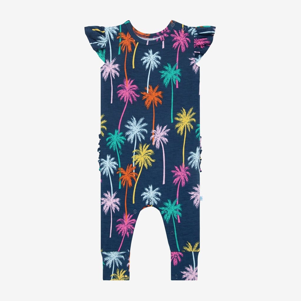 Palmer Ruffled Cap Sleeve Romper