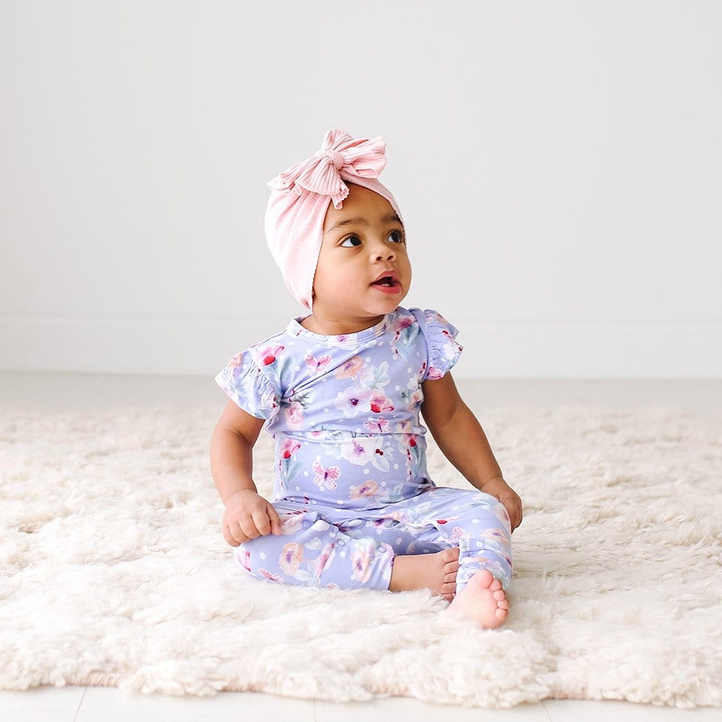 Samantha Ruffled Cap Sleeve Romper
