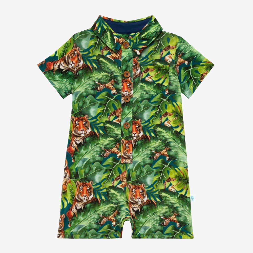 Ranger Short Sleeve Collared Henley Shortall Front