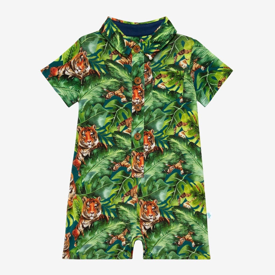 Ranger Short Sleeve Collared Henley Shortall Front