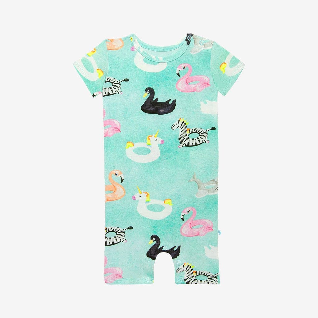 Posh Peanut Lenny Short Sleeve Short Romper