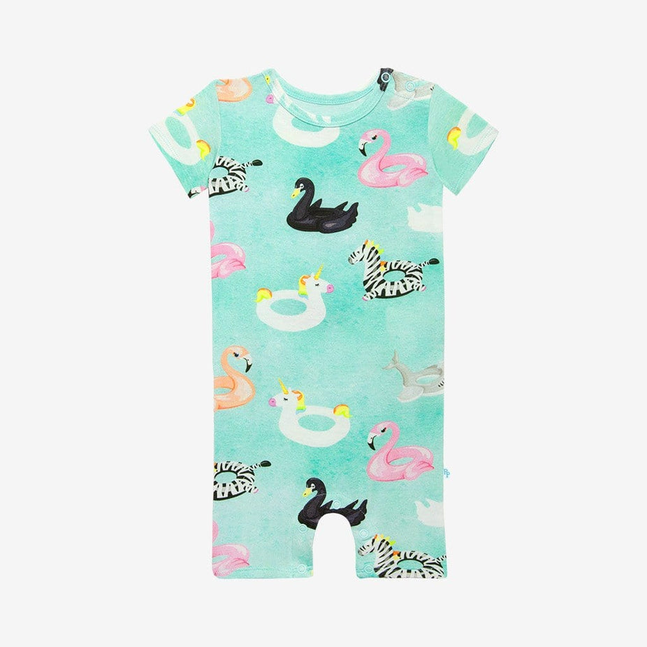 Posh Peanut Lenny Short Sleeve Short Romper