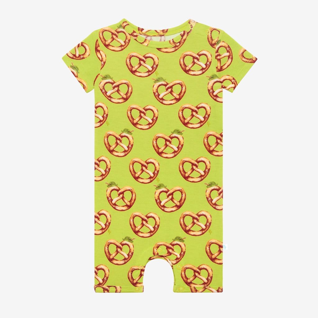Pretzel Short Sleeve Short Romper
