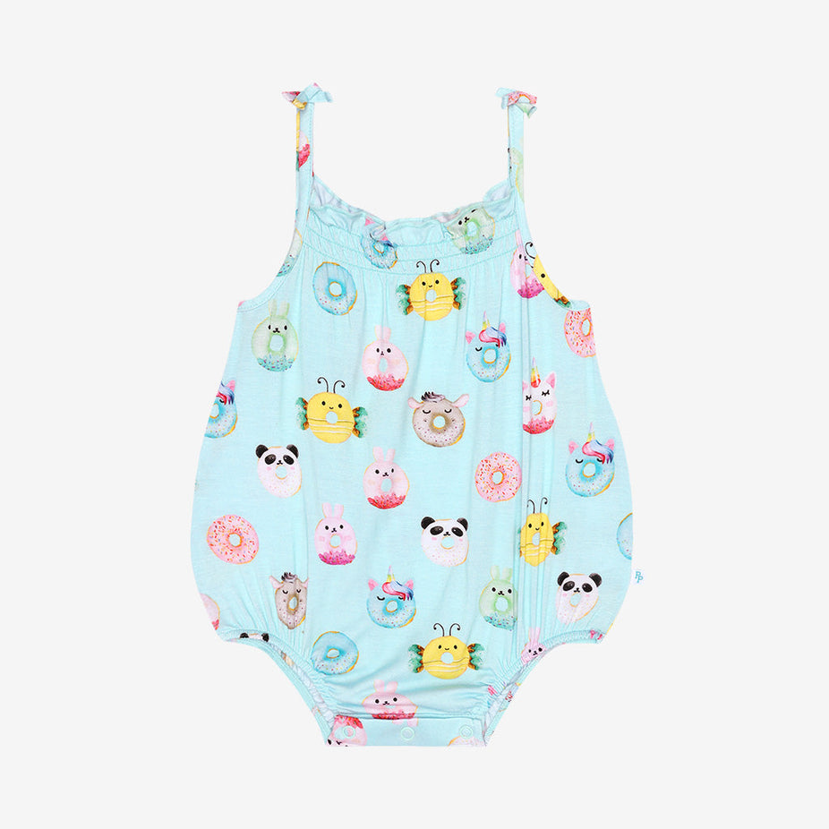 Donuts Sleeveless Bubble Romper