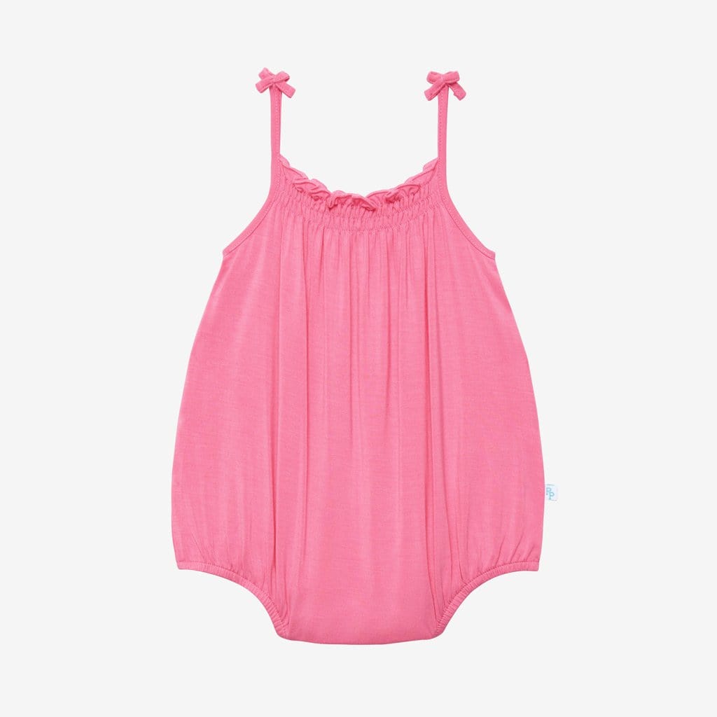 Pink Lemonade Sleeveless Bubble Romper
