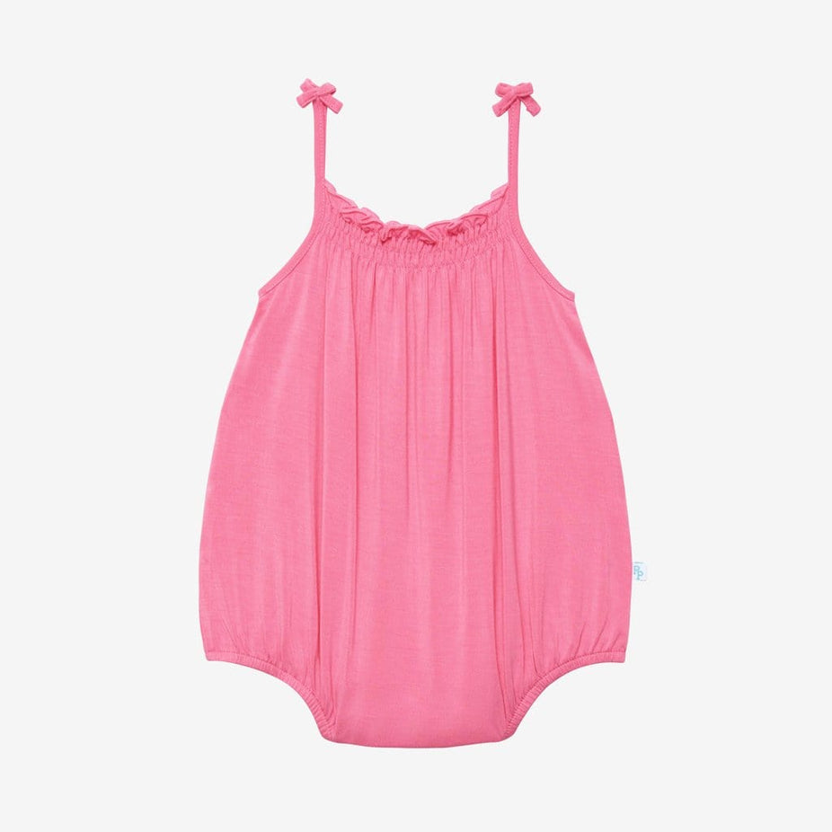 Pink Lemonade Sleeveless Bubble Romper