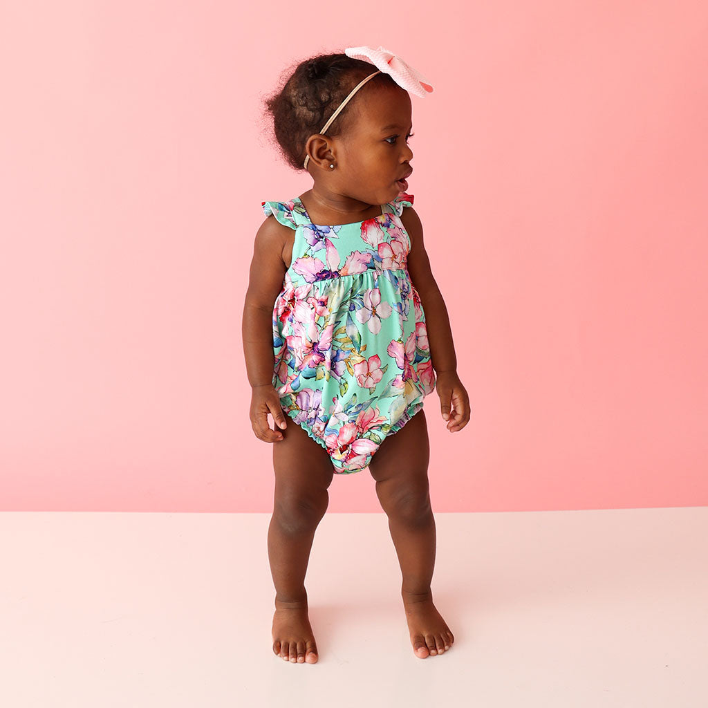 Diedre Ruffled Bubble Romper