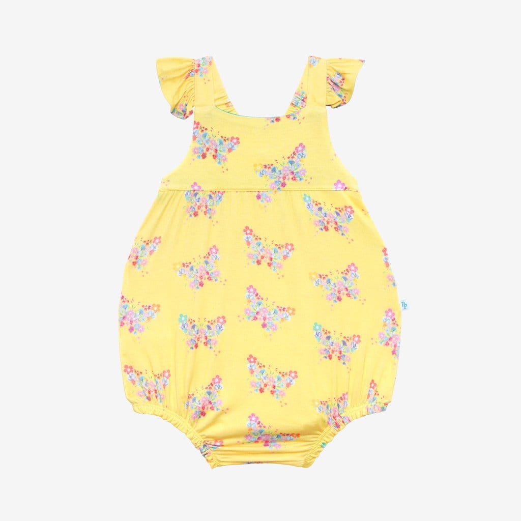 Keira Ruffled Cap Sleeve Bubble Romper