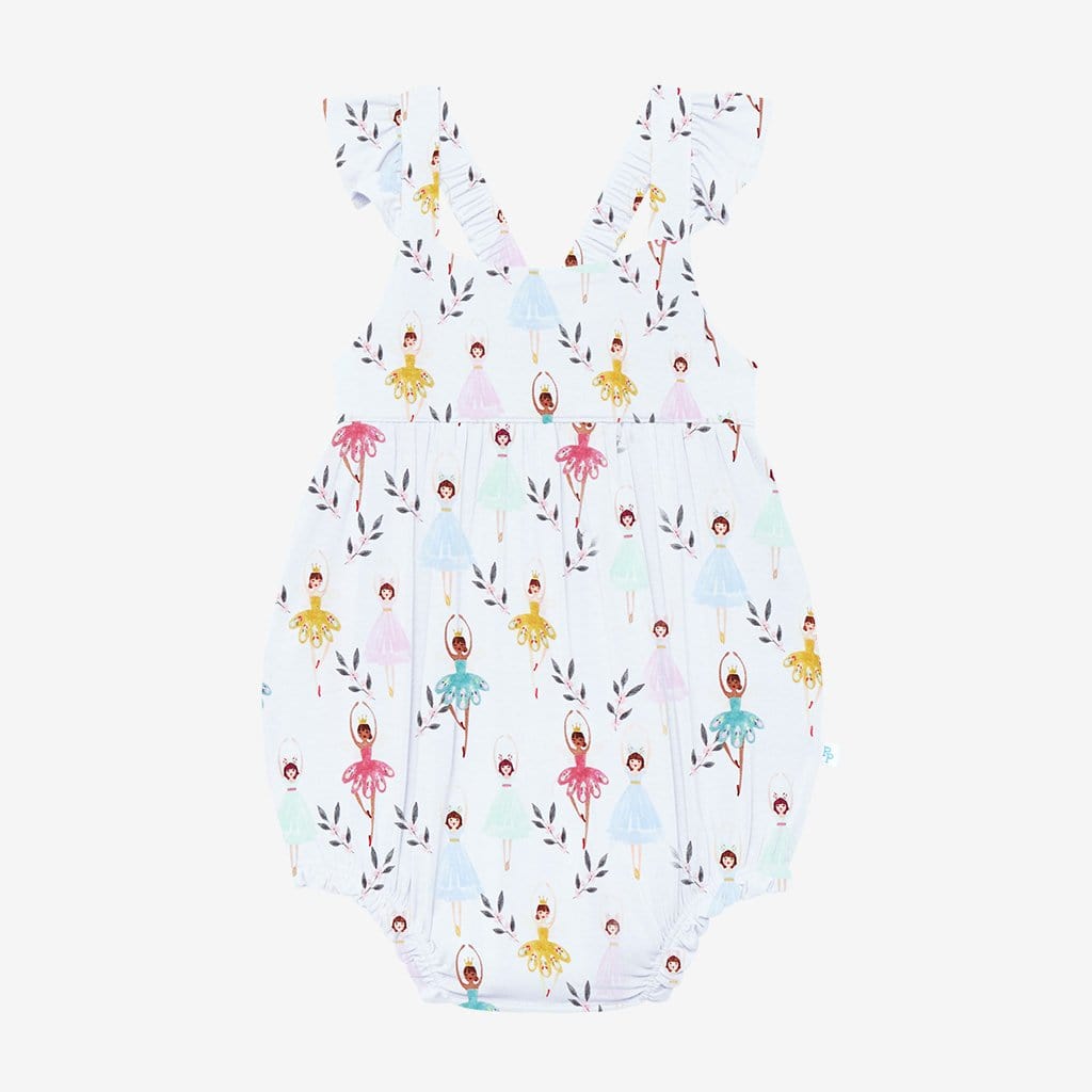 Noel Ruffled Bubble Romper