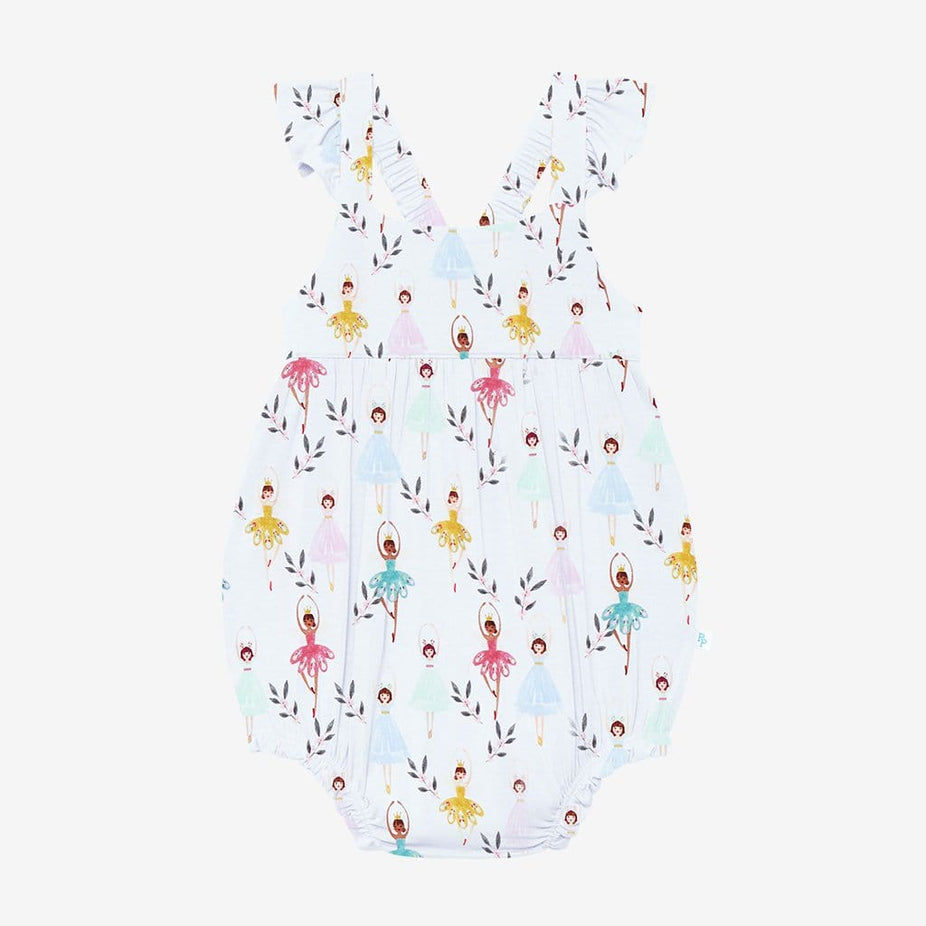 Noel Ruffled Bubble Romper
