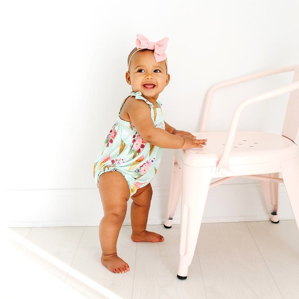 Sophia Ruffled Bubble Romper