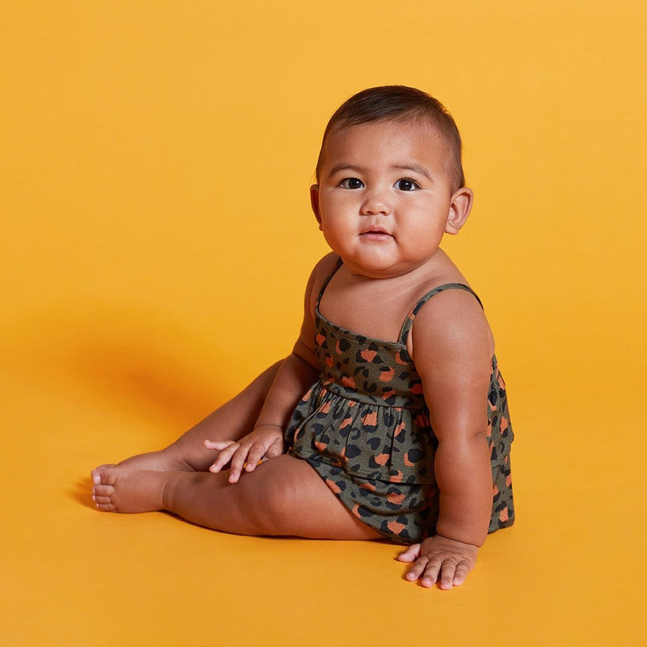 Eli Ruffled Bubble Romper