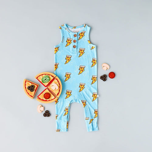 Ronni Racerback Henley Romper