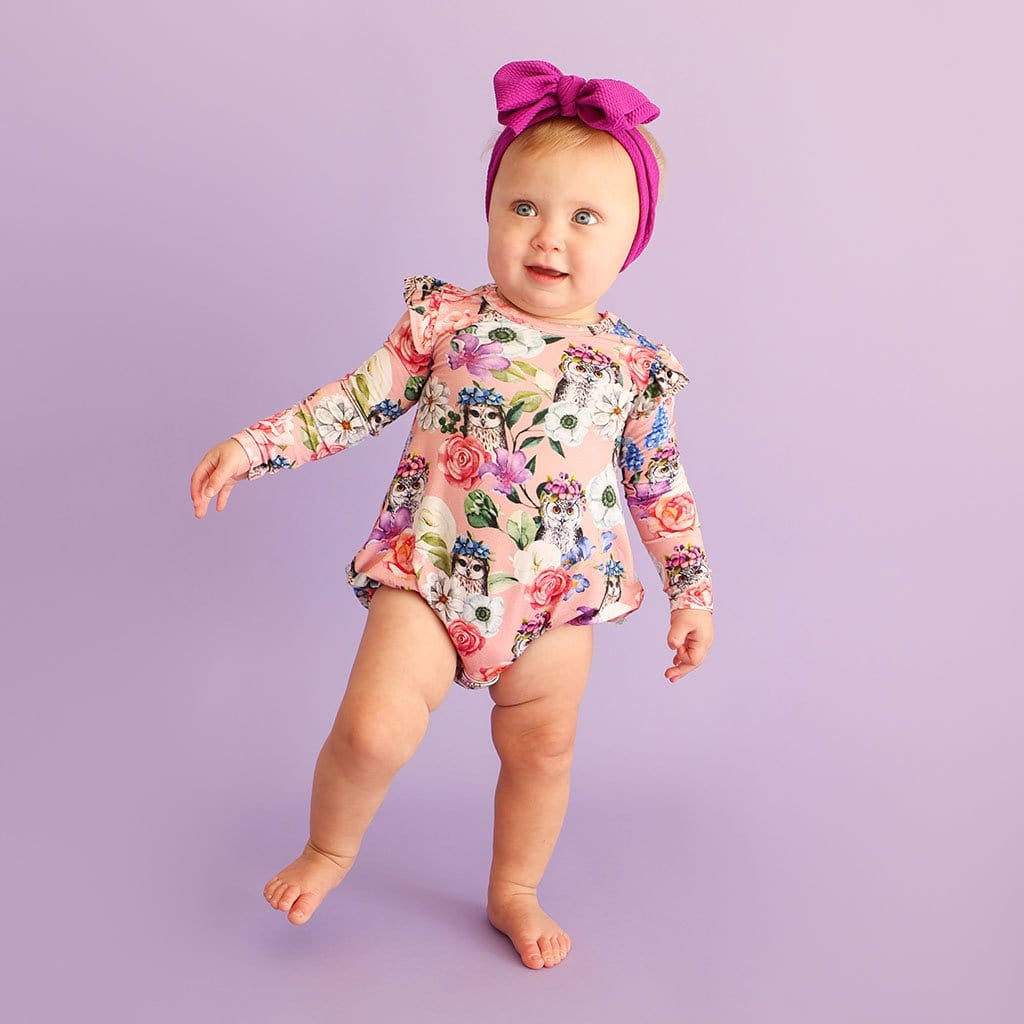 Dixie Ruffled Long Sleeve Bubble Romper