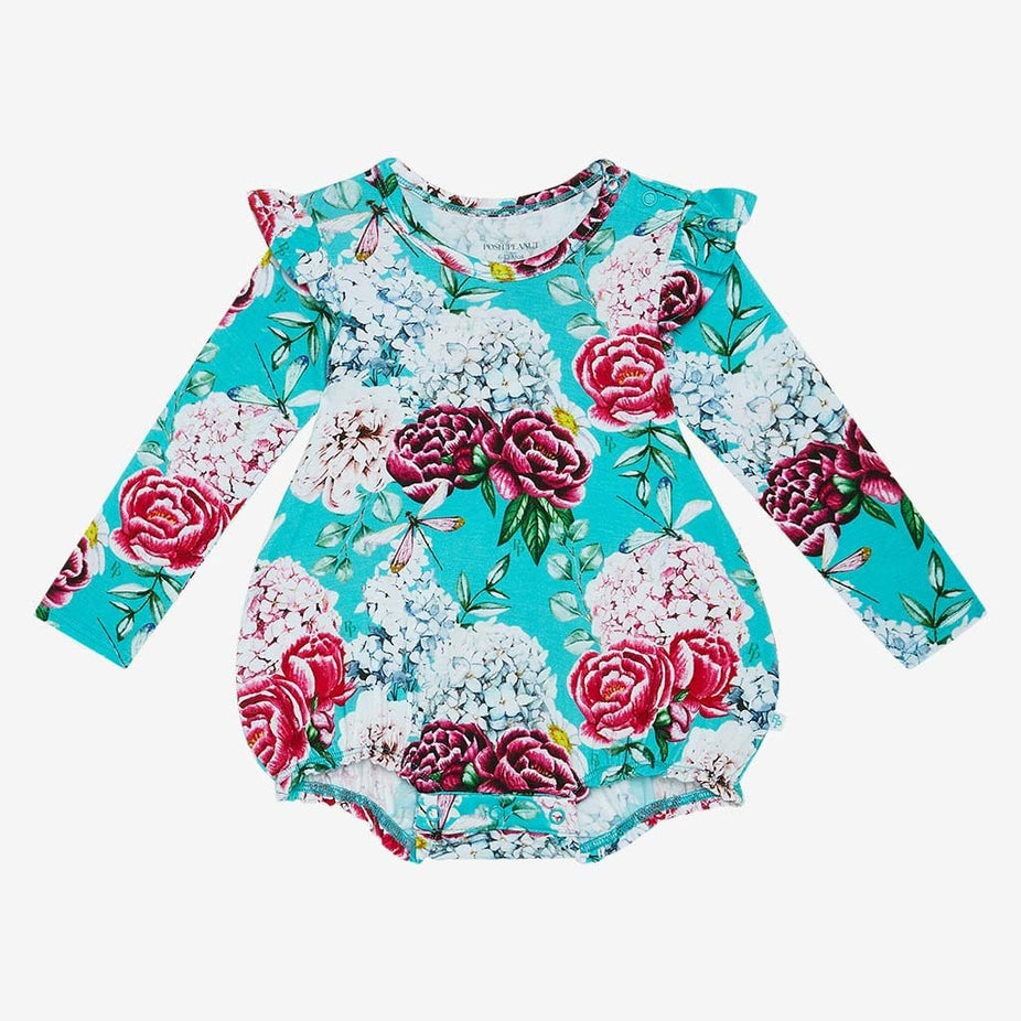 Eloise Ruffled Long Sleeve Bubble Romper