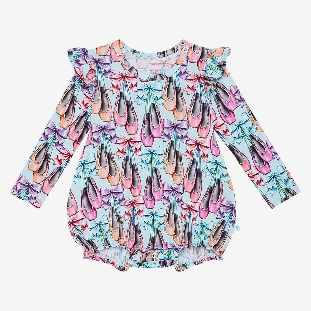 Irina Ruffled Long Sleeve Bubble Romper