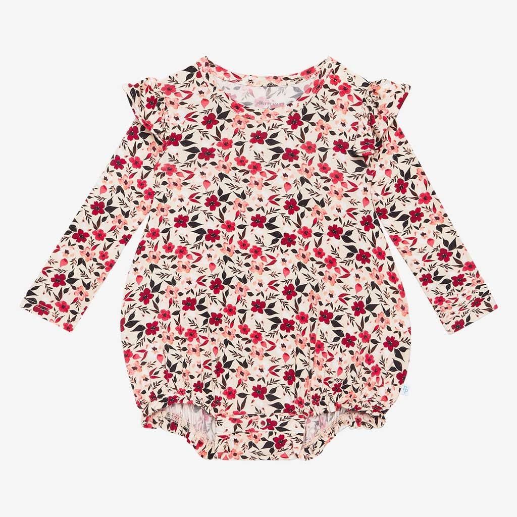Janie Ruffled Long Sleeve Bubble Romper