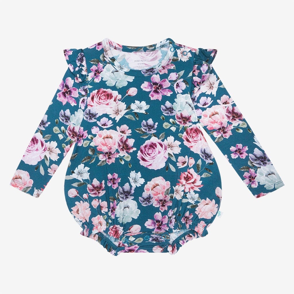 Keisha Ruffled Long Sleeve Bubble Romper