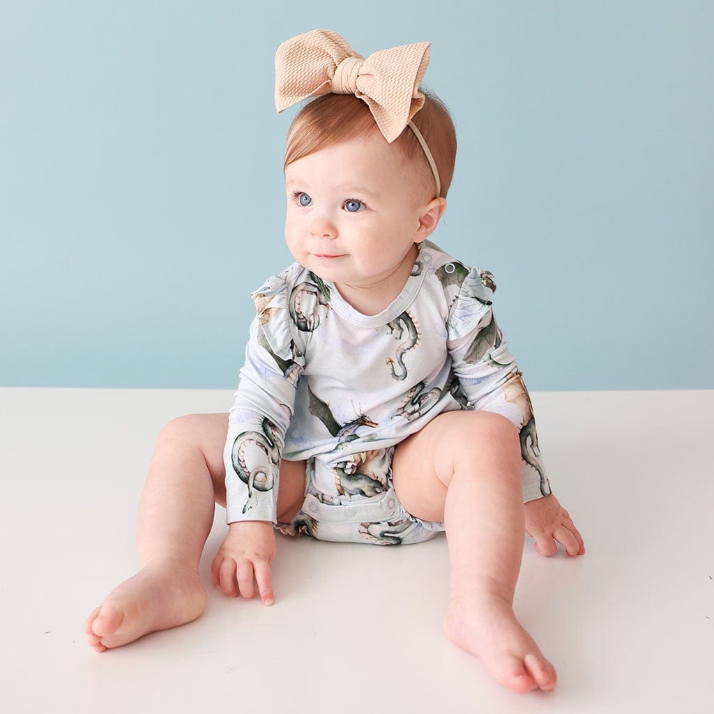 Percy Ruffled Long Sleeve Bubble Romper