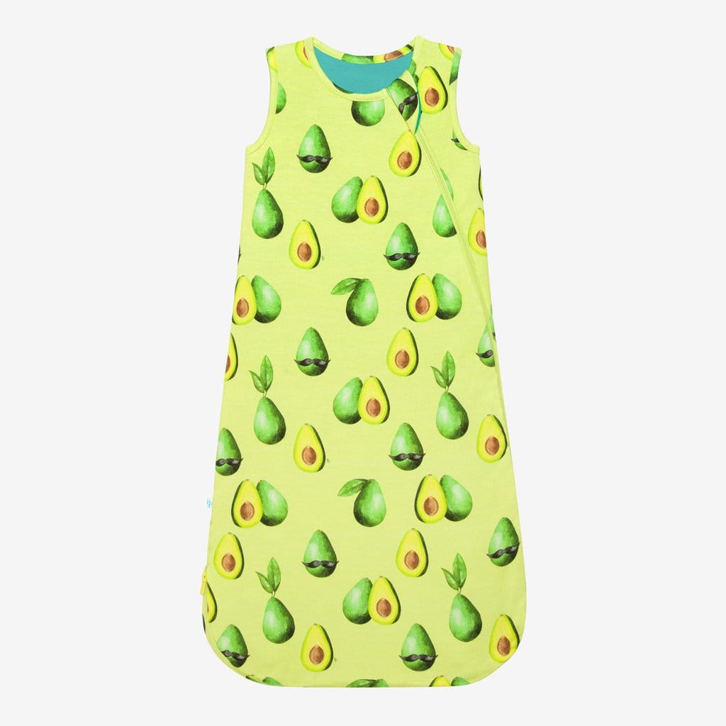 Franco Sleeveless Sleep Bag 2.5 Tog in avocado print