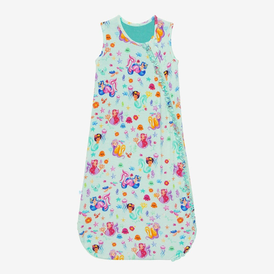 Kai Sleeveless Ruffled Sleep Bag 0.5 Tog in mermaid print