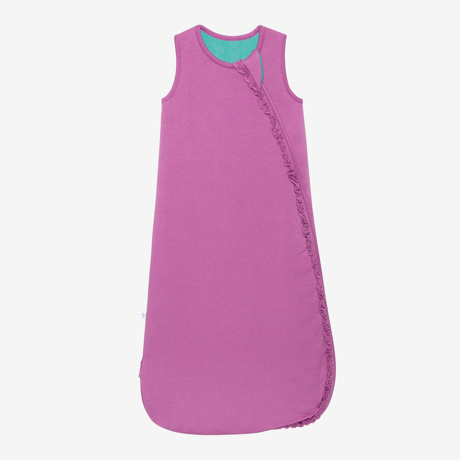 Royal Violet Sleeveless Ruffled Sleep Bag 2.5 Tog