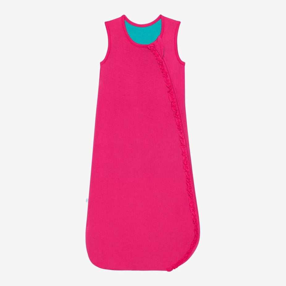 Summer Fuchsia Sleeveless Ruffled Sleep Bag 1.0 Tog
