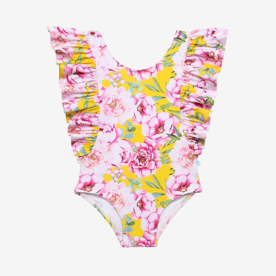 Elody Flutter Sleeve One Piece Swimsuit