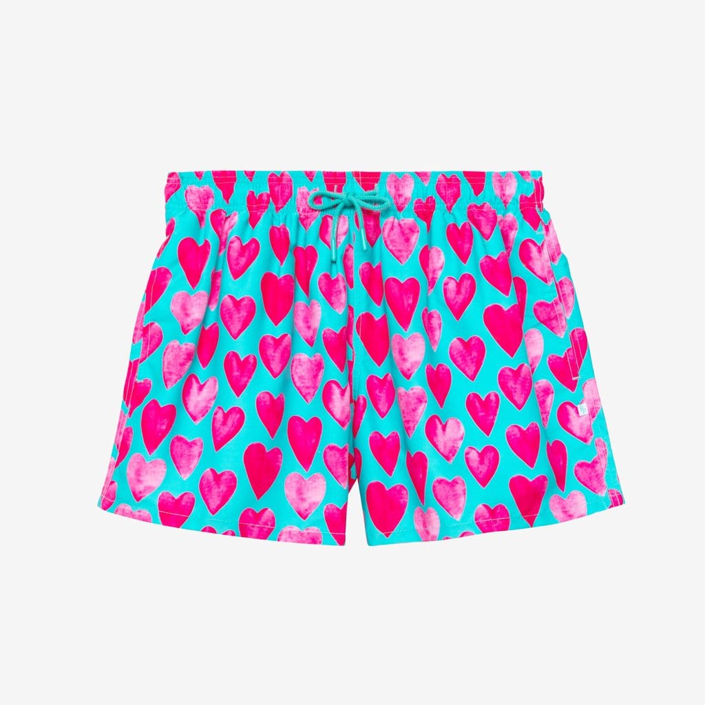 Queen of Hearts Men's Swim Trunks