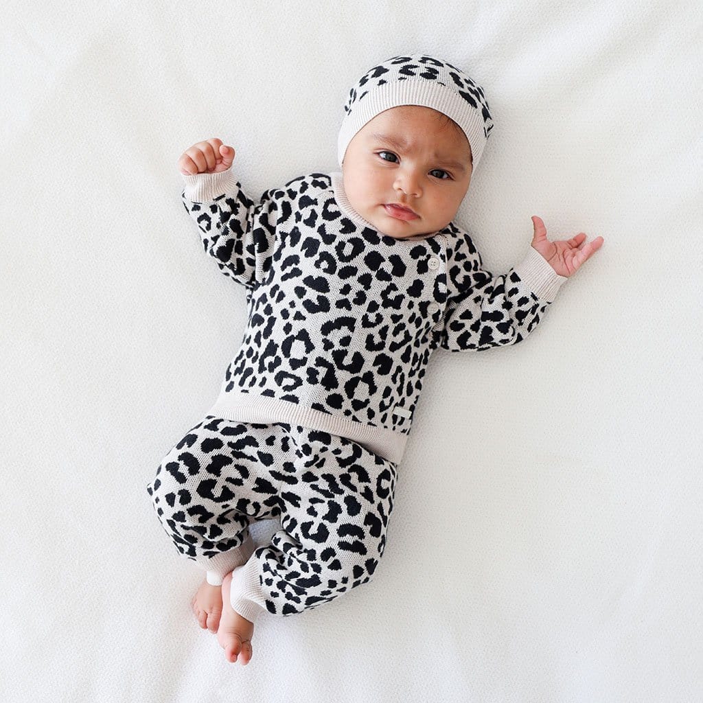Layla Kimono Sweater Legging Beanie Set