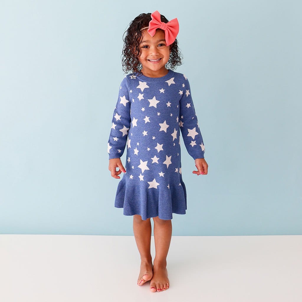 Galaxy Long Sleeve Sweater Dress