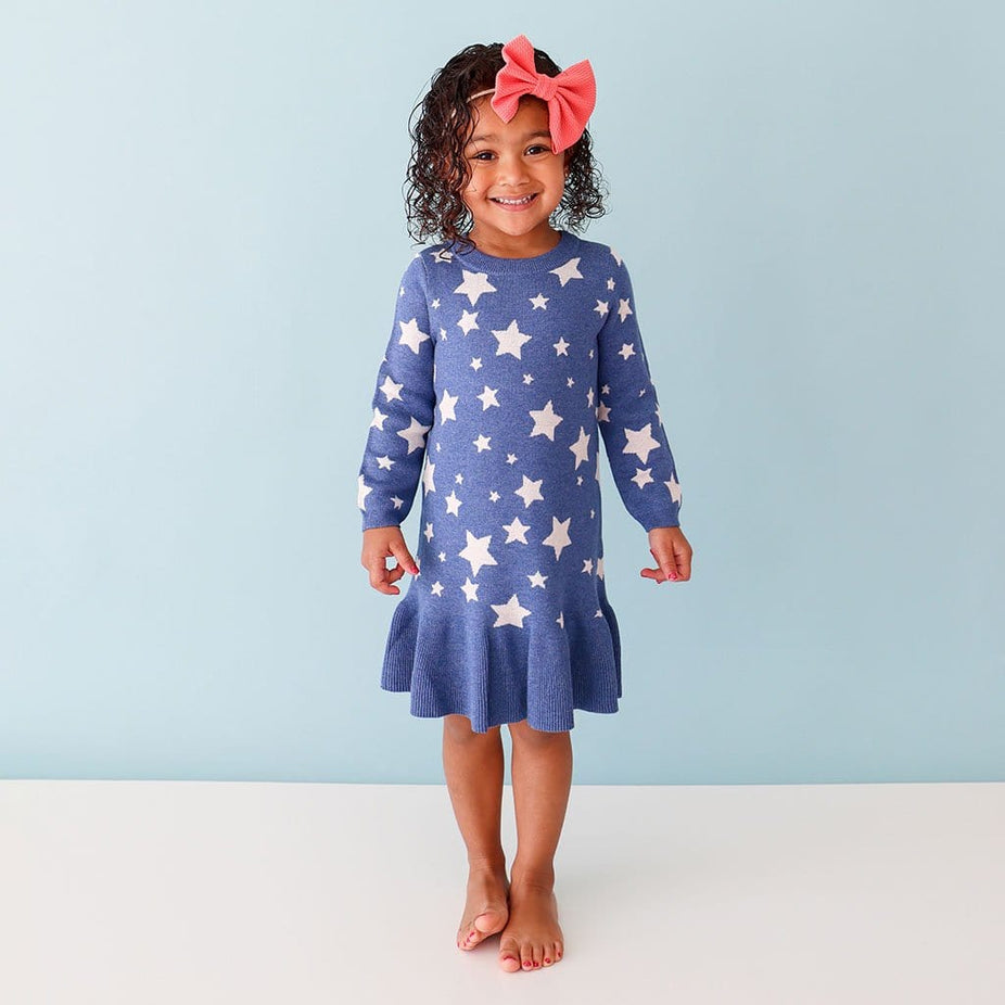 Galaxy Long Sleeve Sweater Dress